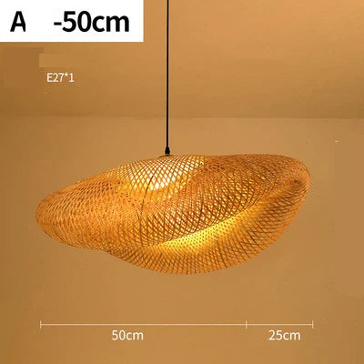 Handgemaakte Rotan Kroonluchter NatureLicht-light decor-De Bazelaar