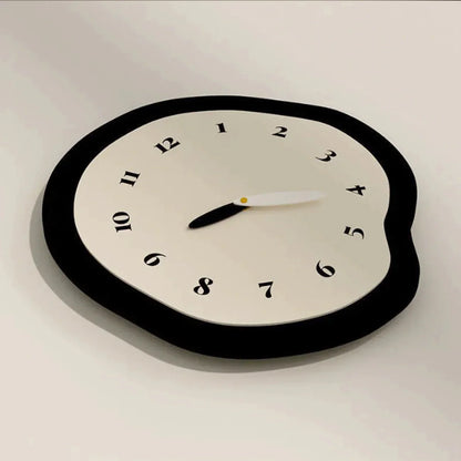 ArtTime - Abstracte Verwrongen Wandklok met Pendule - Uniek Design-Wall Clocks-De Bazelaar