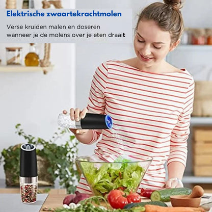 Automatische Zout- & Pepermolen | Zwaartekracht Inductie - #Automatische Zout- & Pepermolen | Zwaartekracht InductieDe Bazelaar