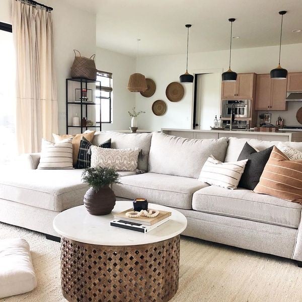 Scandinavische Houten Hanglamp met LED Ondersteuning-light decor-De Bazelaar