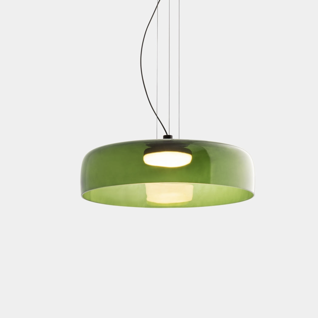 Glazen Plafondlamp met Tijdloos Design-light decor-De Bazelaar