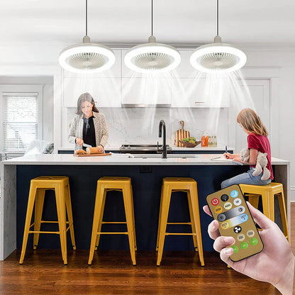 Plafondventilator met LED - Schroef-in ontwerp - Afstandsbediening-Fans-De Bazelaar