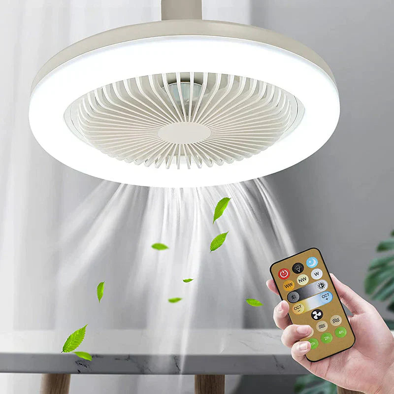 Plafondventilator met LED - Schroef-in ontwerp - Afstandsbediening-Fans-De Bazelaar
