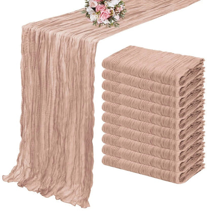 Kaasdoek Tafelloper Set - 10-delig - Perfect voor elke tafel-Tableware & Dining Accessories-De Bazelaar