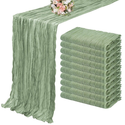 Kaasdoek Tafelloper Set - 10-delig - Perfect voor elke tafel-Tableware & Dining Accessories-De Bazelaar