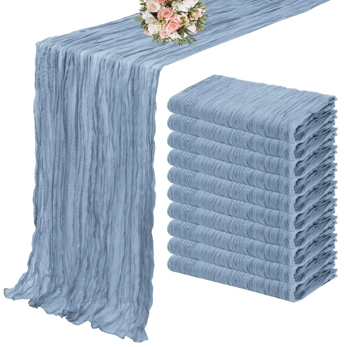 Kaasdoek Tafelloper Set - 10-delig - Perfect voor elke tafel-Tableware & Dining Accessories-De Bazelaar