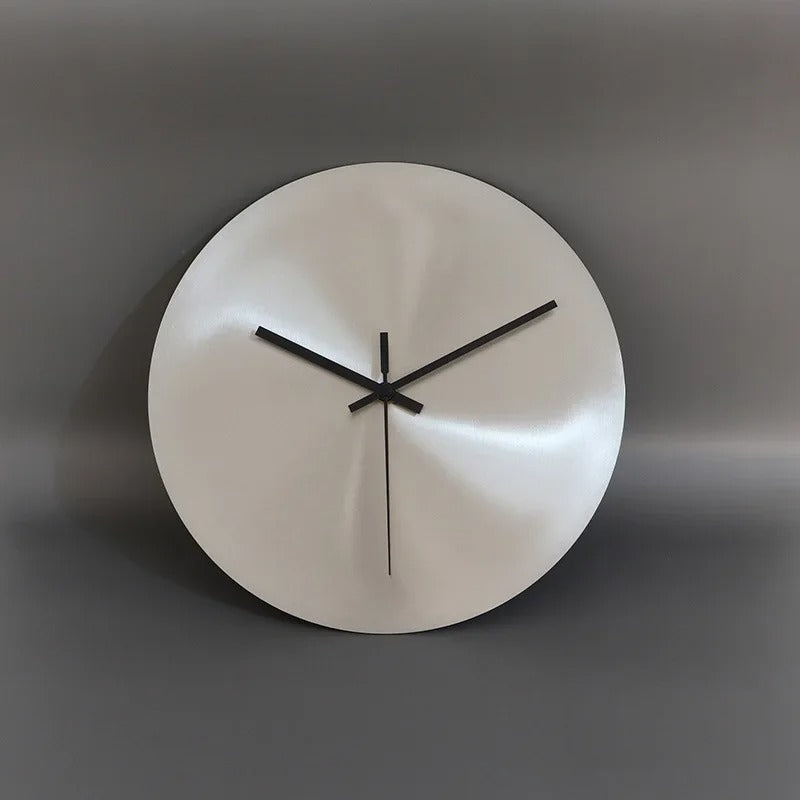 ChronoSteel - Minimalistische RVS Wandklok - Stijlvol & Tijdloos-Wall Clocks-De Bazelaar