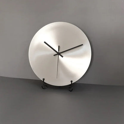 ChronoSteel - Minimalistische RVS Wandklok - Stijlvol & Tijdloos-Wall Clocks-De Bazelaar
