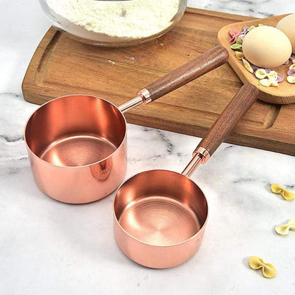 Koper Meetset - Luxe Kopergeplateerde Keuken Essentials - Perfecte Functionaliteit-Kitchen Tools and Accessories-De Bazelaar