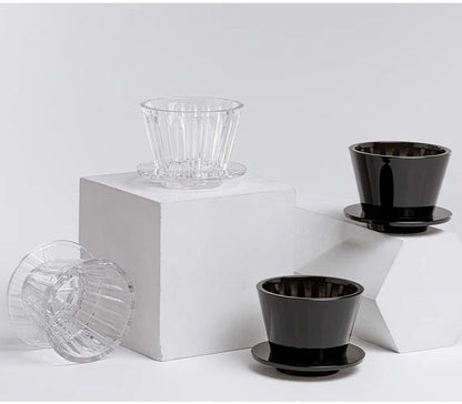 Crystal Eye Flat Bottom Koffie Dripper - Perfecte Extractie - Snel en Eenvoudig Gebruik-Coffee & Tea-De Bazelaar