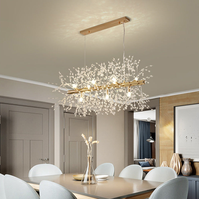 LED Hanglamp Luna - Elegant Witte & Gouden Design-light decor-De Bazelaar