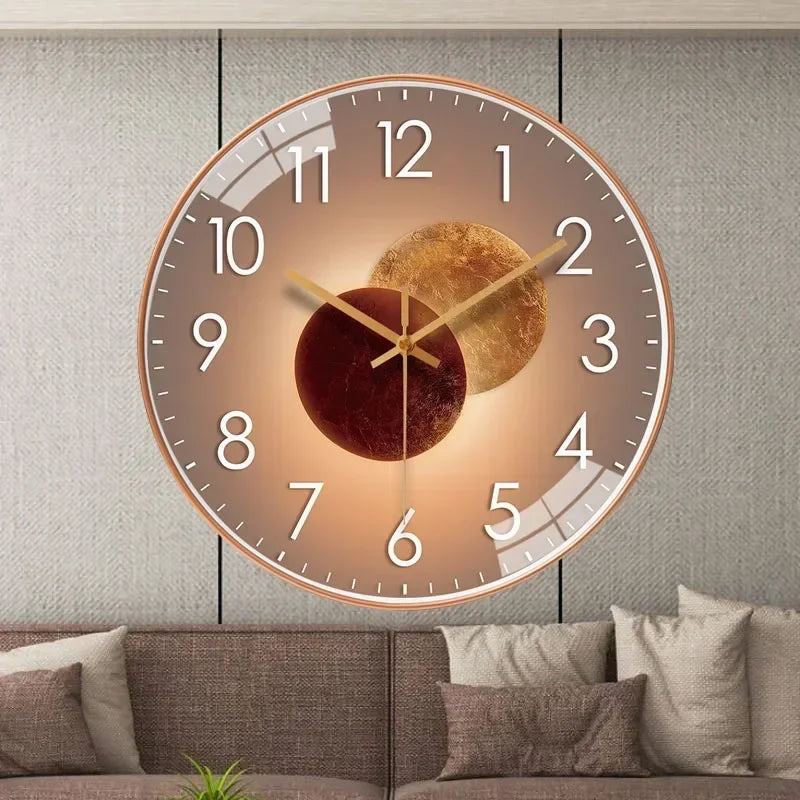 Analoge Wandklok - Klassiek Design - Stille Werking-Wall Clocks-De Bazelaar