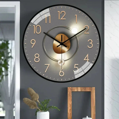 Analoge Wandklok - Klassiek Design - Stille Werking-Wall Clocks-De Bazelaar