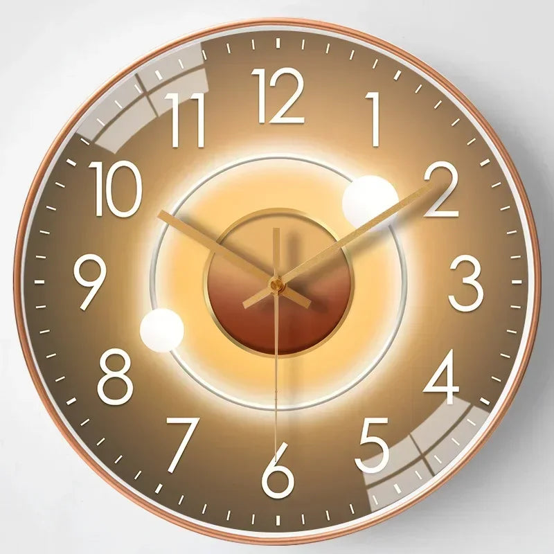 Analoge Wandklok - Klassiek Design - Stille Werking-Wall Clocks-De Bazelaar