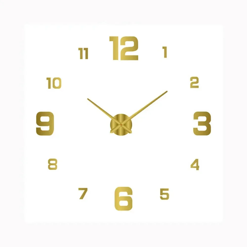 Analoge Wandklok - Klassiek Design - Stille Werking-Wall Clocks-De Bazelaar