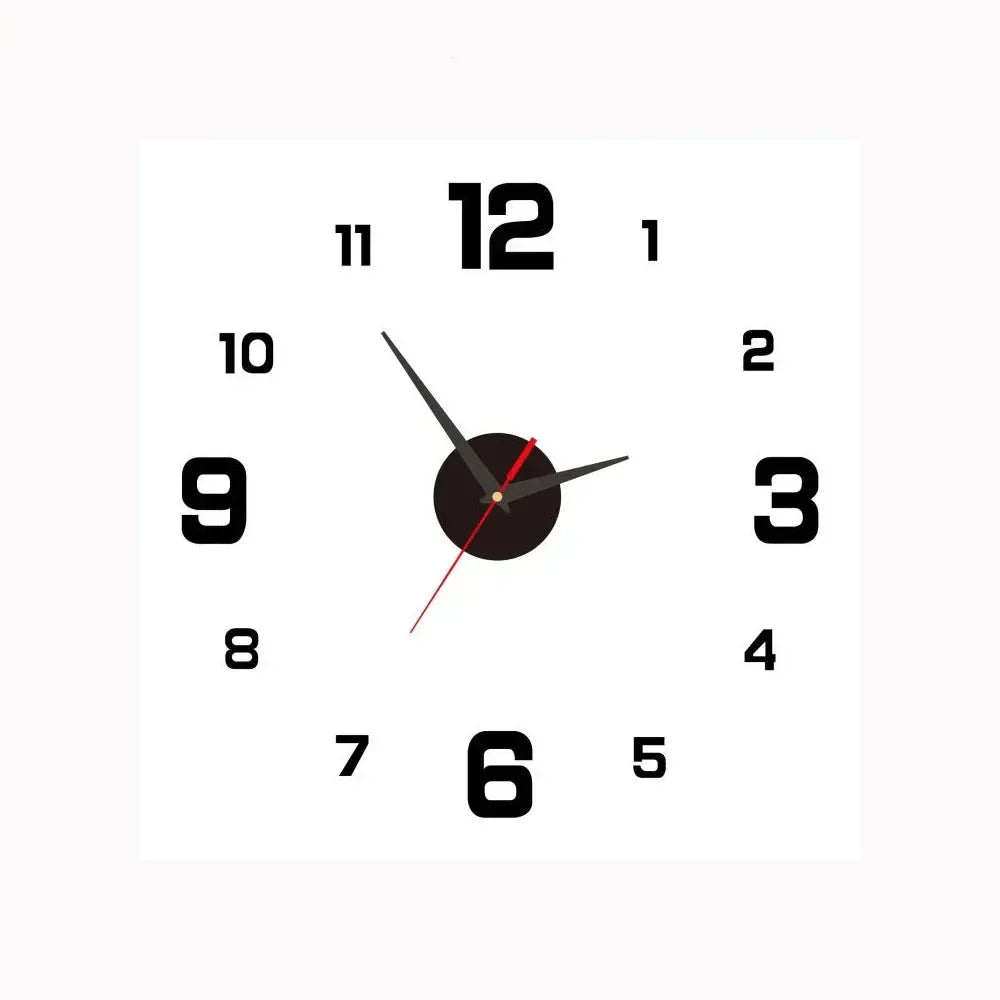Analoge Wandklok - Klassiek Design - Stille Werking-Wall Clocks-De Bazelaar