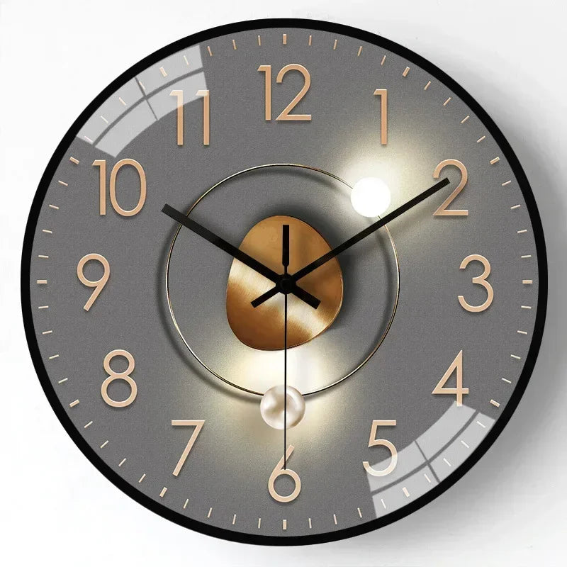 Analoge Wandklok - Klassiek Design - Stille Werking-Wall Clocks-De Bazelaar