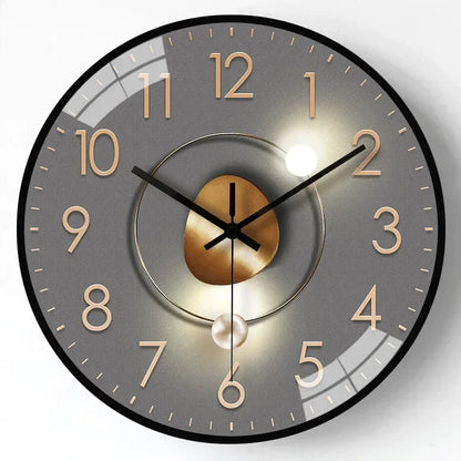 Analoge Wandklok - Klassiek Design - Stille Werking-Wall Clocks-De Bazelaar