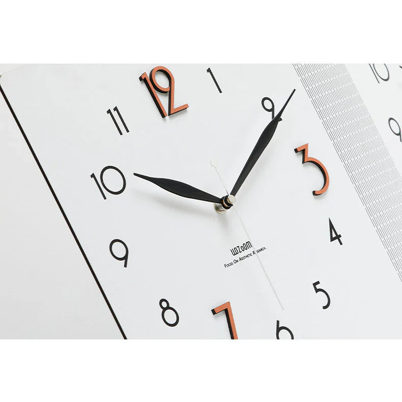 Dubbelzijdige Houten Hoek Wandklok - Minimalistisch - Uniek Design - Functioneel Decor-Wall Clocks-De Bazelaar