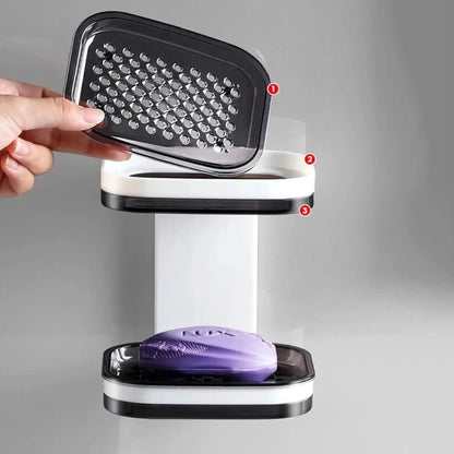 DoubleSuds™ | Zeepbakje met Lekbakje - #DoubleSuds™ | Zeepbakje met LekbakjeDe Bazelaar