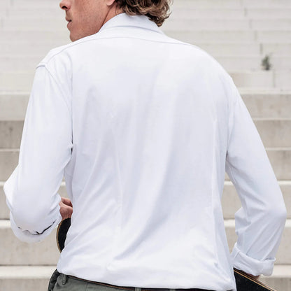 Herren-Stretchhemd – Immer ordentlich, nie bügeln 