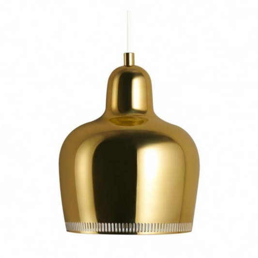 Gouden Klokvormige Hanglamp – Elegantie en Functionele Verlichting-light decor-De Bazelaar