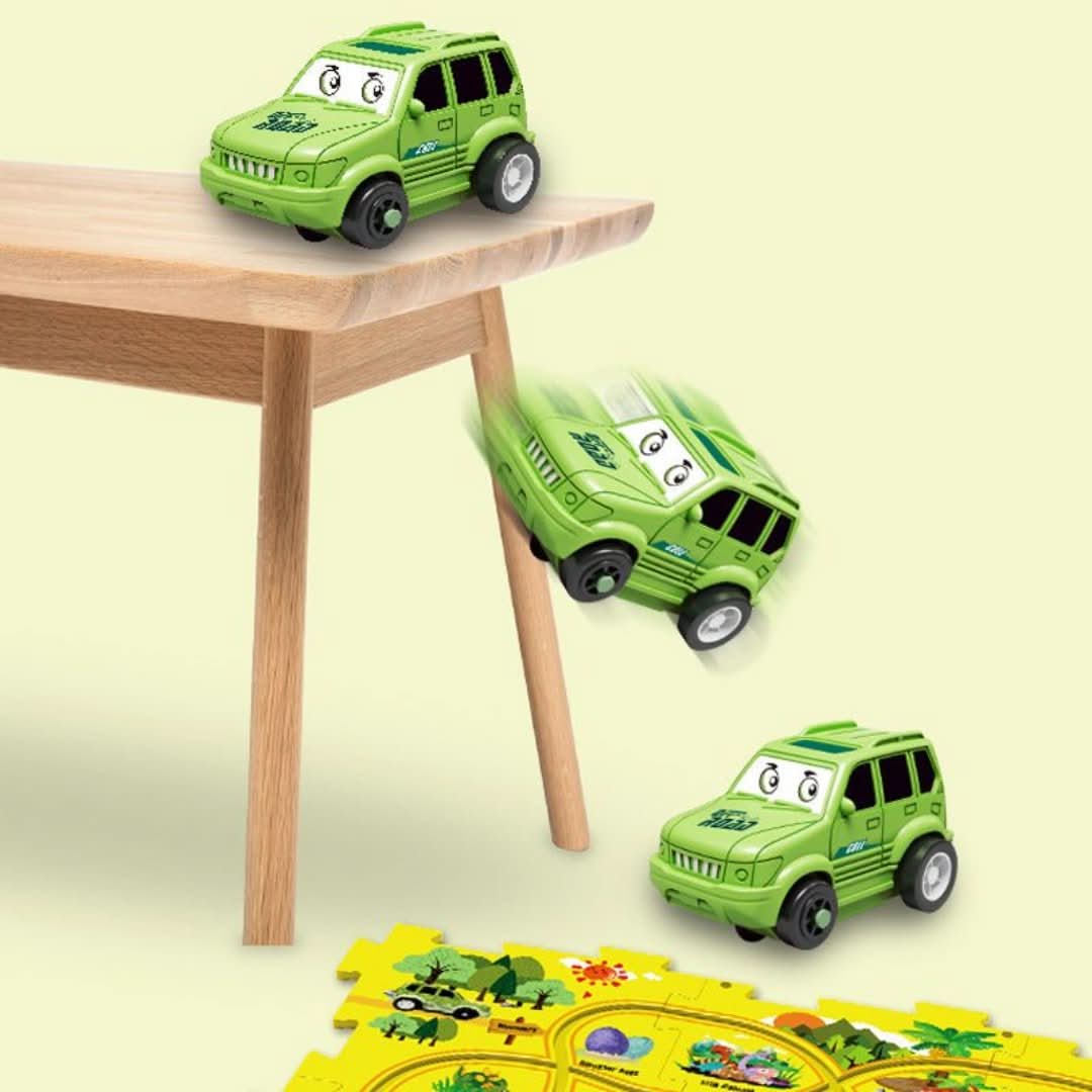 Educatieve Puzzel Spoor | Auto Speelset - #Educatieve Puzzel Spoor | Auto SpeelsetDe Bazelaar