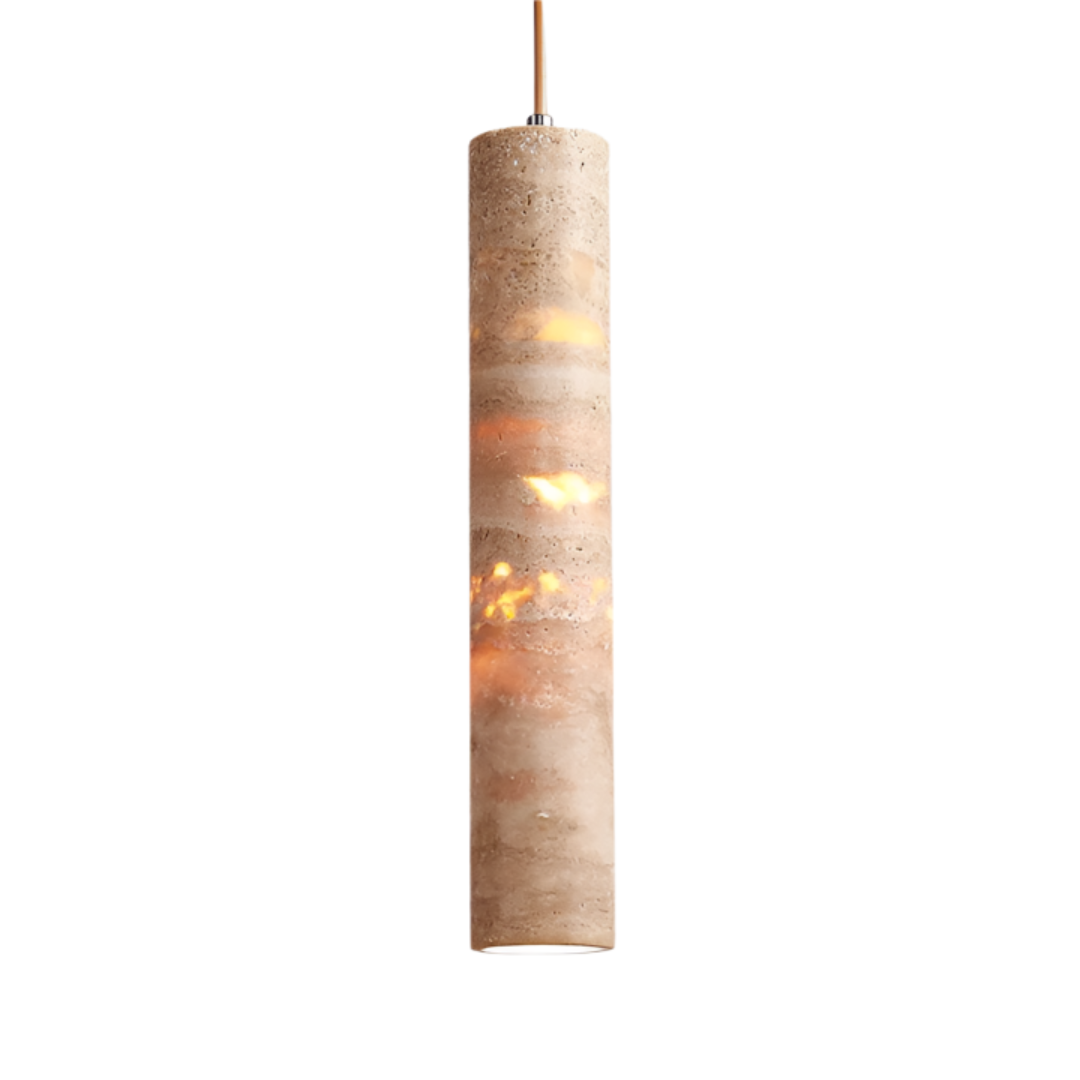Luxe Crème Marmeren Hanglamp – Elegant en Modern Design