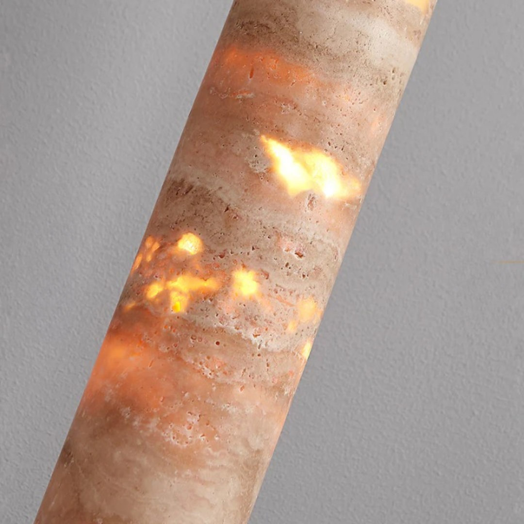 Luxe Crème Marmeren Hanglamp – Elegant en Modern Design