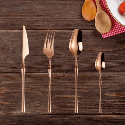 Egyptisch Geïnspireerd Bestekset - Elegantie & Duurzaamheid voor Eettafel-Cutlery Sets-De Bazelaar