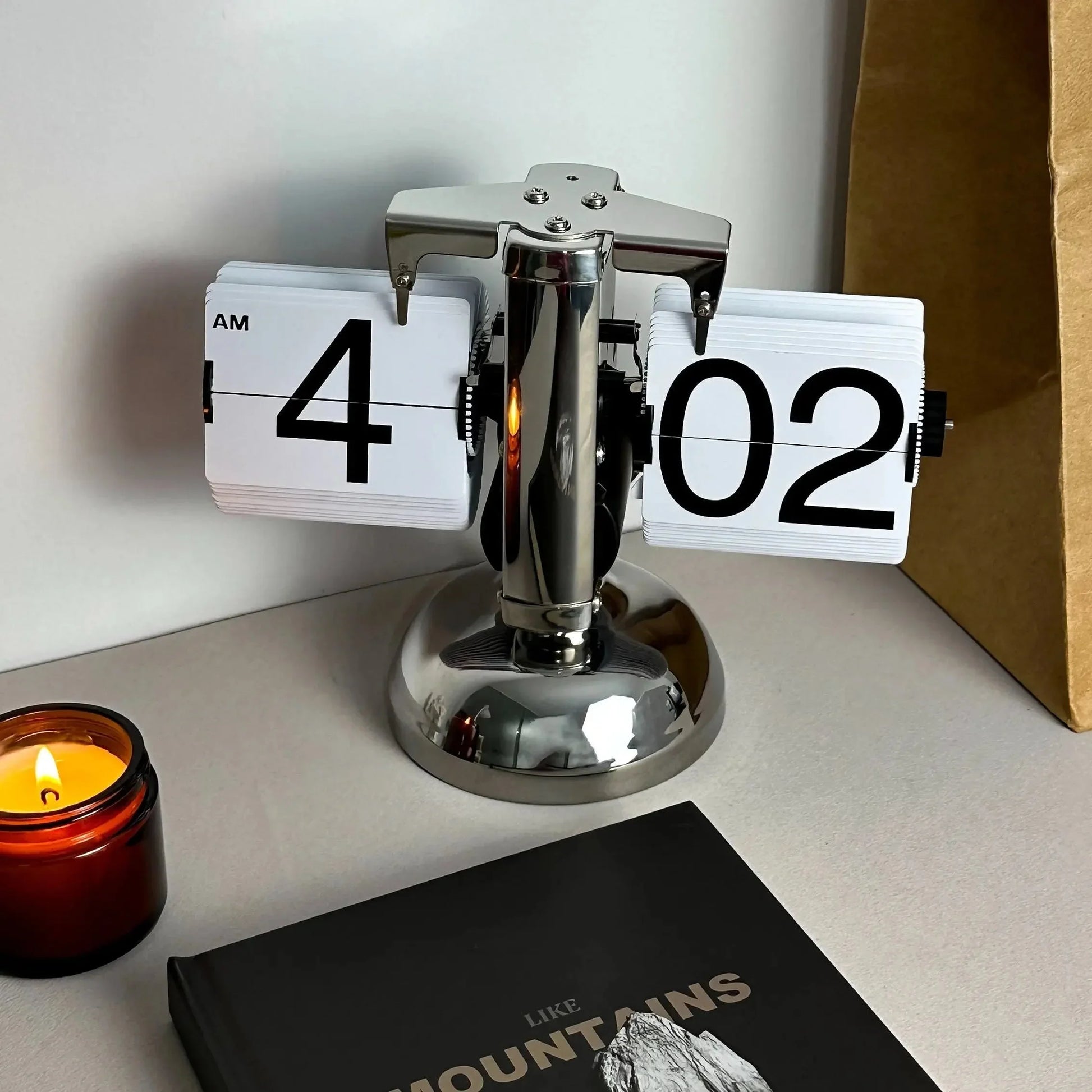 Elegante Flip Klok - Retro Design - Moderne Tijdweergave-Wall Clocks-De Bazelaar