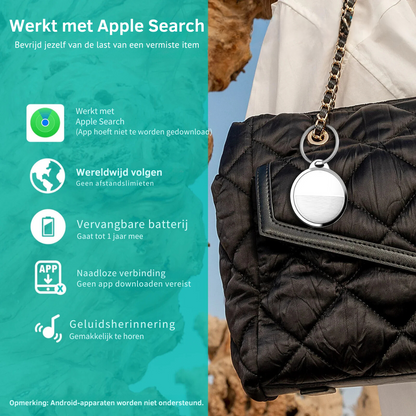 Mini GPS Tracker voor Apple iOS-Tracker-De Bazelaar