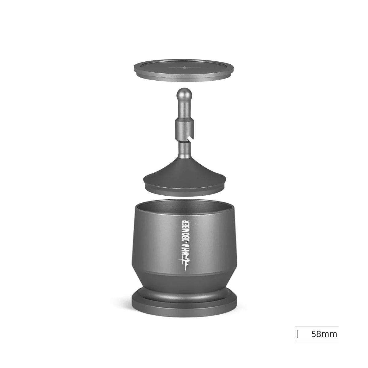 Espresso Doseer Trechter - Perfecte Dosering - Inclusief Roerstaaf-Coffee & Tea-De Bazelaar