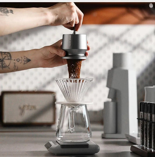 Espresso Doseer Trechter - Perfecte Dosering - Inclusief Roerstaaf-Coffee & Tea-De Bazelaar