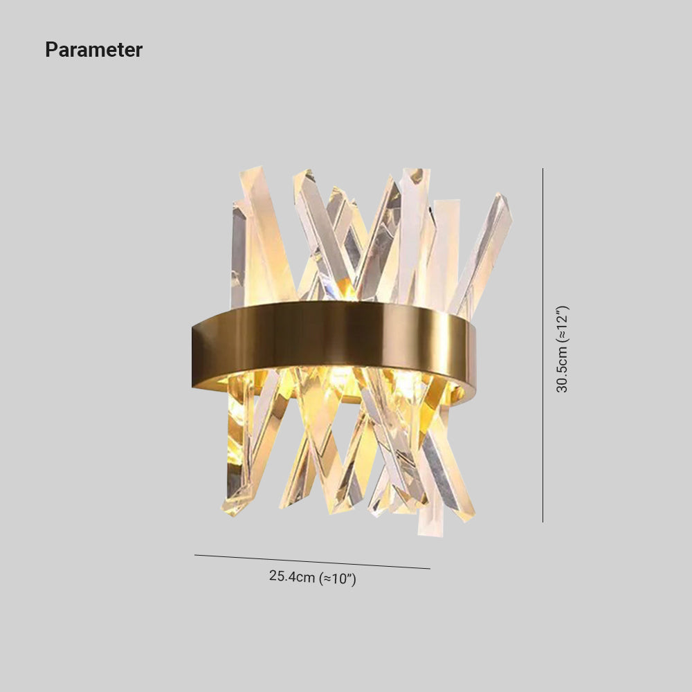 Luxe LED Wandlamp Marilyn – Modern Gouden Ontwerp-light decor-De Bazelaar