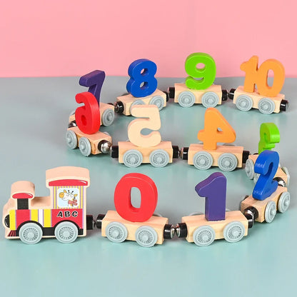 Magnetische Cijfer Trein - Educatief Speelgoed - Leerzaam en Leuk-Educational Toys-De Bazelaar
