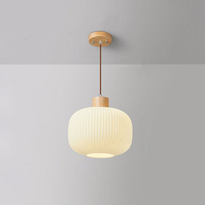 Vintage Houten LED Hanglamp – Warmte en Stijl voor Elk Interieur-lamp-De Bazelaar