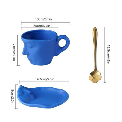 Gezicht Mok | Creatieve Keramische Kus - #Gezicht Mok | Creatieve Keramische KusDe Bazelaar