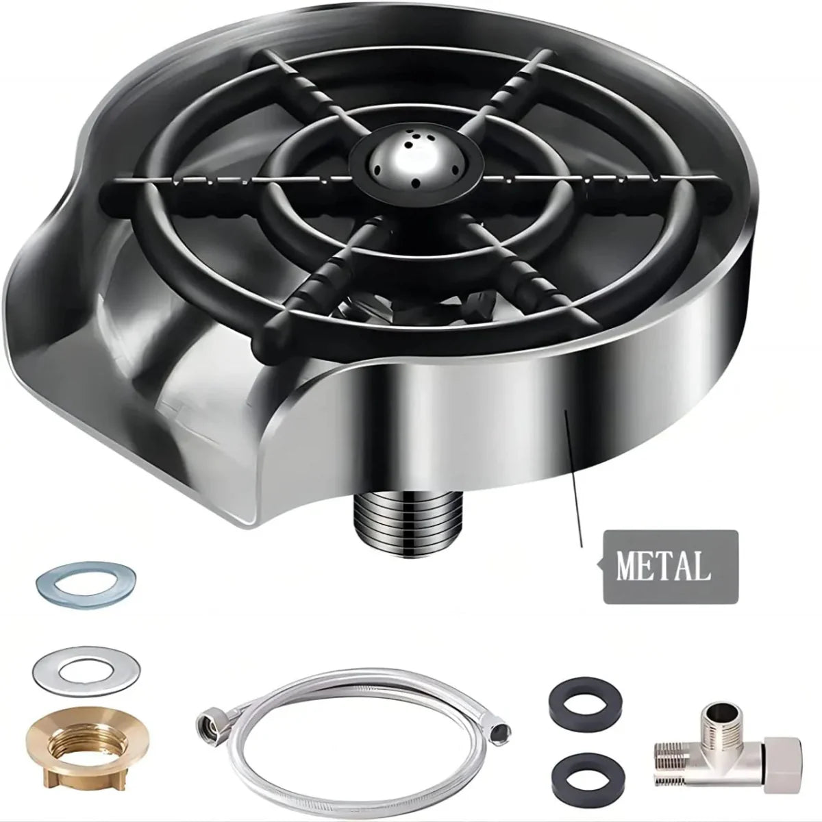 Glasreiniger voor de Gootsteen - Automatische Snelle Reiniging - Krachtige Resultaten-Kitchen Tools and Accessories-De Bazelaar