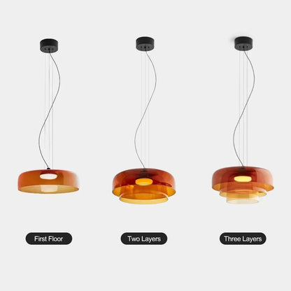 Glazen Plafondlamp met Tijdloos Design-light decor-De Bazelaar