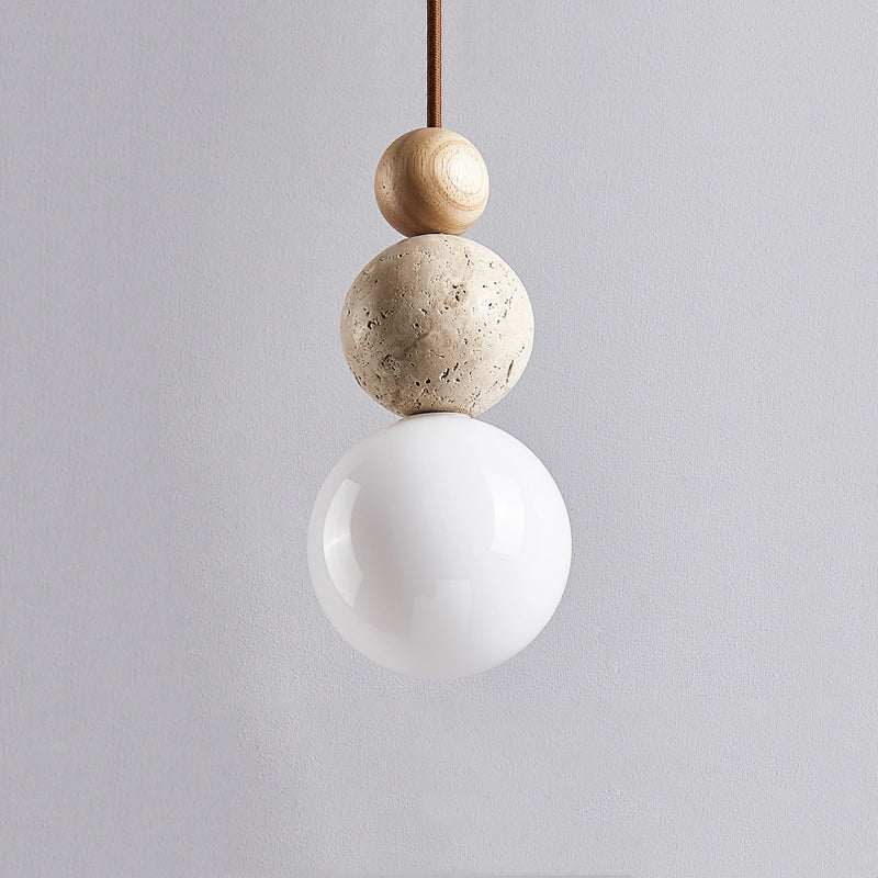 Travertin Hanglamp – Minimalistisch & Stijlvol Design-light decor-De Bazelaar