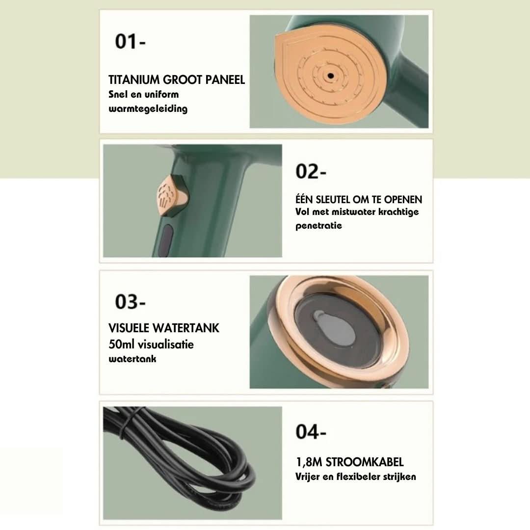 Hand-Strijker | Draagbare Mini-Strijkmachine - #Hand-Strijker | Draagbare Mini-StrijkmachineDe Bazelaar