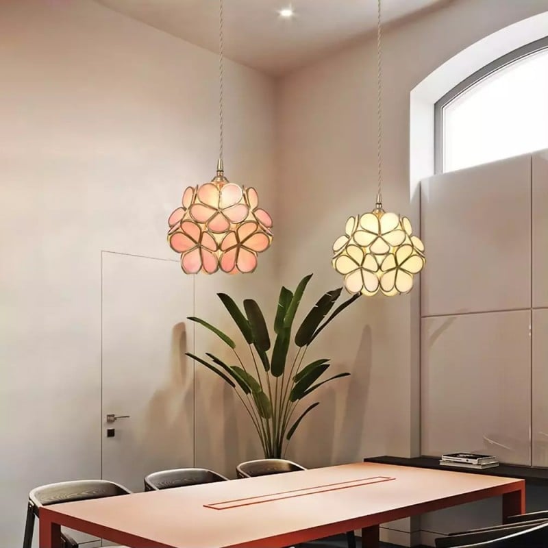 Elegante Bloemvormige Kroonluchter voor Warm Licht-light decor-De Bazelaar