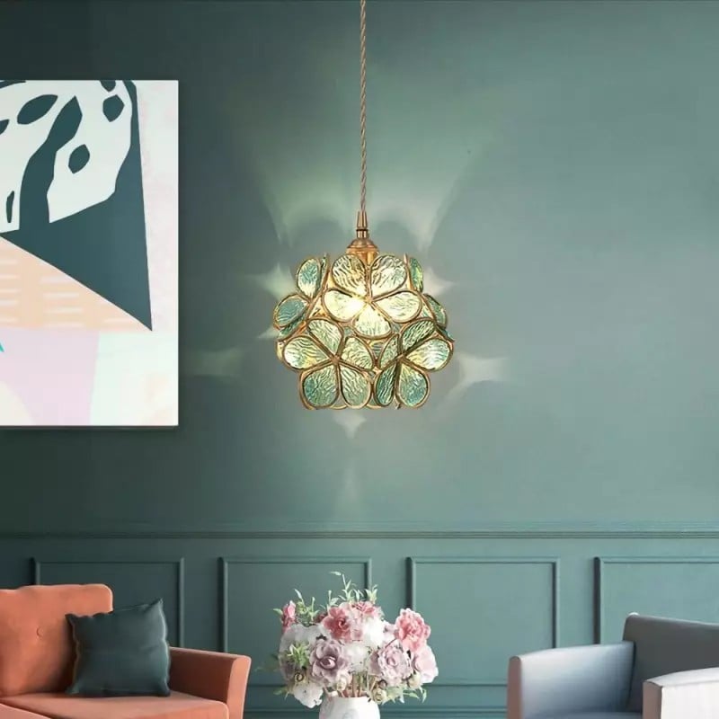 Elegante Bloemvormige Kroonluchter voor Warm Licht-light decor-De Bazelaar