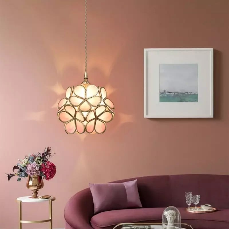 Elegante Bloemvormige Kroonluchter voor Warm Licht-light decor-De Bazelaar