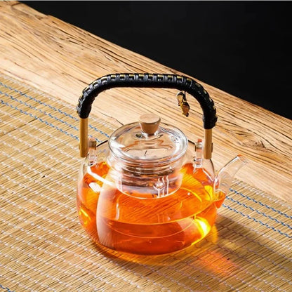 Hittebestendige Theepot - Met Infuser voor Perfecte Thee-Coffee & Tea-De Bazelaar
