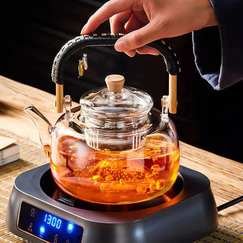 Hittebestendige Theepot - Met Infuser voor Perfecte Thee-Coffee & Tea-De Bazelaar