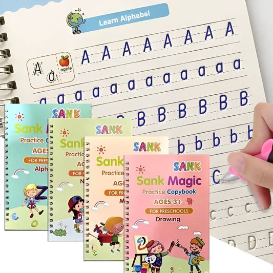 Herbruikbaar Traceerboek Set™ | 4 Boeken - #Herbruikbaar Traceerboek Set™ | 4 BoekenDe Bazelaar