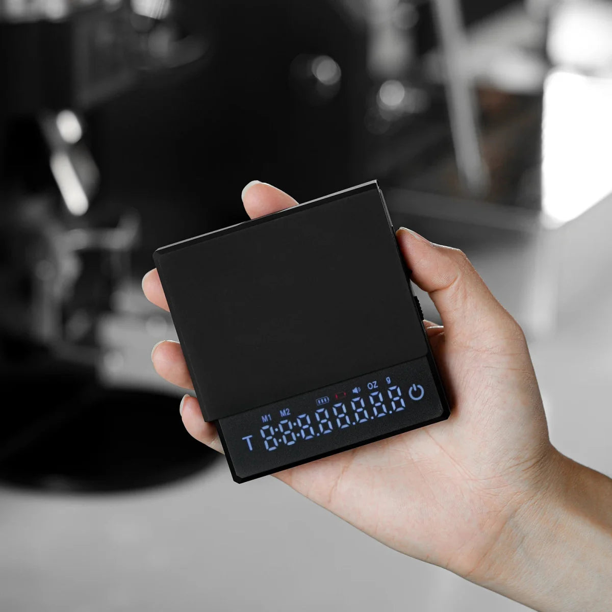 Hoge Precisie Digitale Koffieschaal - Compact - Gebruiksvriendelijk - Perfect voor Barista's-Coffee & Tea-De Bazelaar