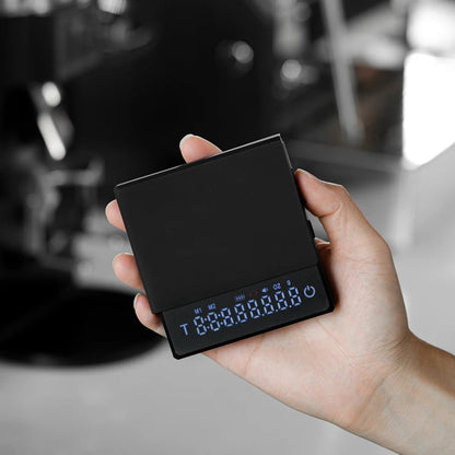 Hoge Precisie Digitale Koffieschaal - Compact - Gebruiksvriendelijk - Perfect voor Barista's-Coffee & Tea-De Bazelaar
